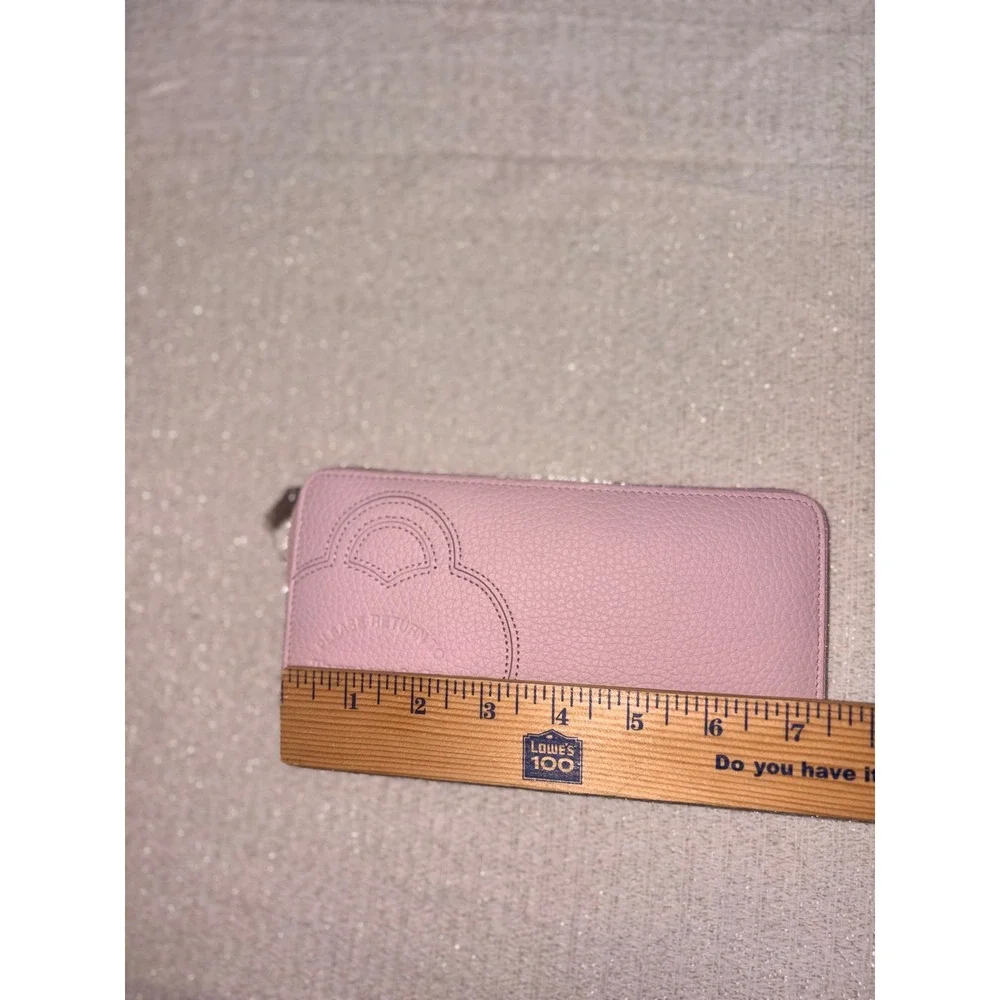 Tiffany & Co Zip Around Wallet OS Pink New Grained Leather Return to Tiffany